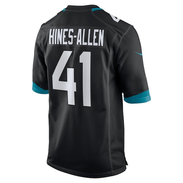 Josh Hines-Allen Jacksonville Jaguars Nike Alternate Player Game Jersey - Black - Image 4