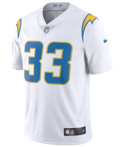 Alternative view of Derwin James Los Angeles Chargers Nike Vapor Limited Jersey - White