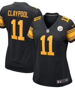 Chase Claypool Pittsburgh Steelers Nike Women's Alternate Game Jersey - Black