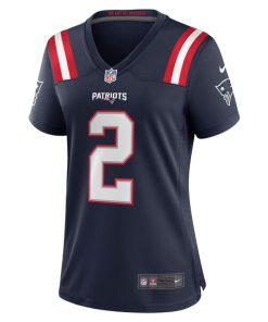 Alternative view of Jalen Mills New England Patriots Nike Women's Game Player Jersey - Navy