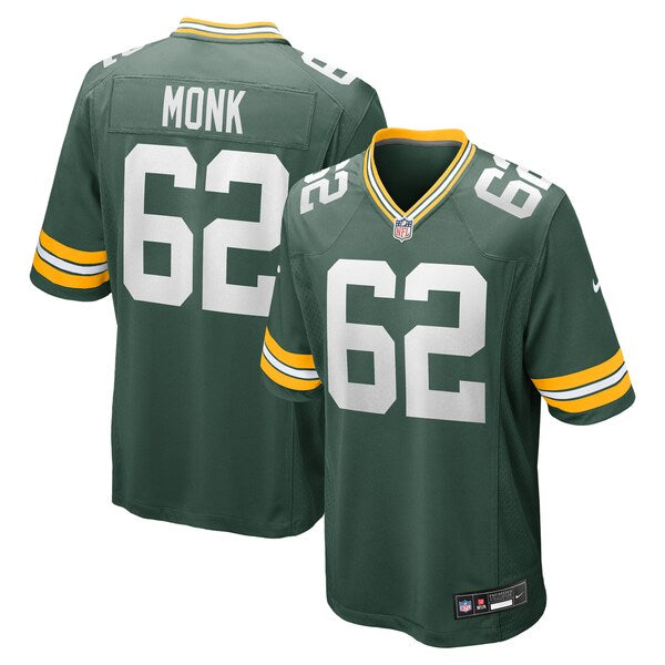 Jacob Monk Green Bay Packers Nike Game Jersey - Green - Image 2