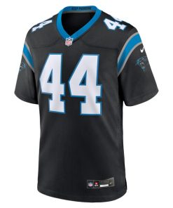 Alternative view of J.J. Jansen Carolina Panthers Nike Team Game Jersey - Black