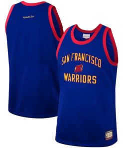 Golden State Warriors  Hardwood Classics Team Heritage Fashion Jersey - Royal