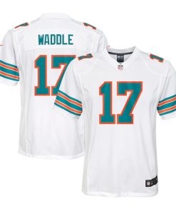 Jaylen Waddle Miami Dolphins Nike Youth Alternate Player Game Jersey - White