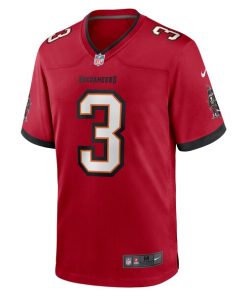 Alternative view of Jordan Whitehead Tampa Bay Buccaneers Nike  Game Jersey -  Red