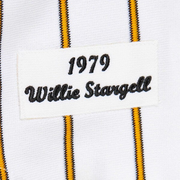 Willie Stargell Pittsburgh Pirates Cooperstown Collection 1979 Authentic Jersey - White - Image 7