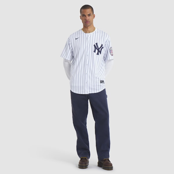 Ichiro Suzuki New York Yankees Nike 2025 Baseball Hall of Fame Name & Number Retired Replica Jersey - White - Image 3