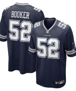 Tyler Booker Dallas Cowboys Nike 2025 NFL Draft First Round Pick Game Jersey - Navy