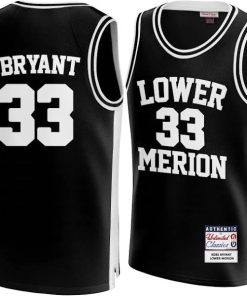 Kobe Bryant #33 Lower Merion High School Jersey - Black