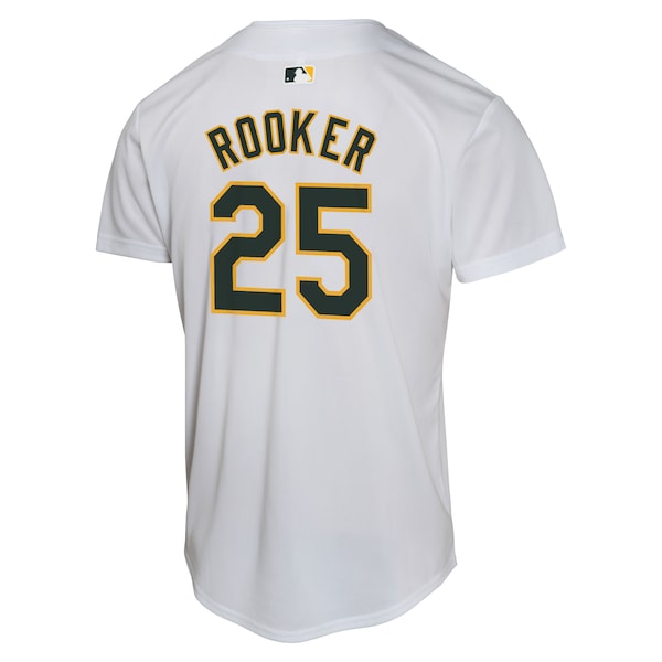 Brent Rooker Athletics Nike Home Player Game Jersey - White - Image 3