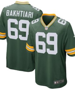 David Bakhtiari Green Bay Packers Nike Game Player Jersey - Green