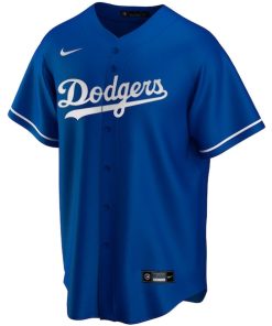 Alternative view of Los Angeles Dodgers Nike Youth Alternate Replica Team Jersey - Royal