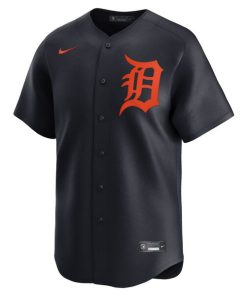 Alternative view of Detroit Tigers Nike  Alternate Limited Jersey?¨C Navy
