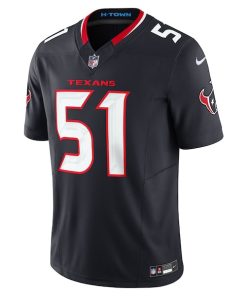 Alternative view of Will Anderson Jr. Houston Texans Nike Vapor F.U.S.E. Limited Jersey - Navy