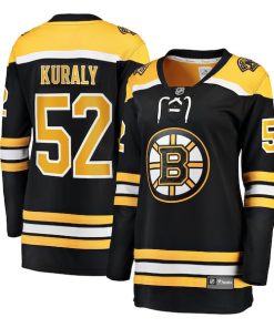 Sean Kuraly Boston Bruins  Women's Home Breakaway Jersey - Black