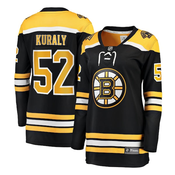 Sean Kuraly Boston Bruins Women's Home Breakaway Jersey - Black