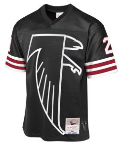 Alternative view of Deion Sanders Atlanta Falcons 1992 Throwback Fashion Jersey - Black