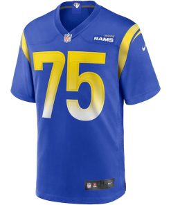 Alternative view of Deacon Jones Los Angeles Rams Nike Game Retired Player Jersey - Royal