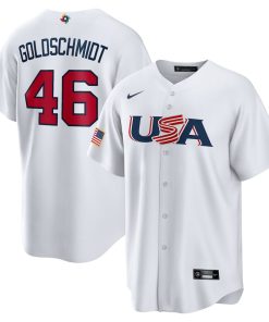 Paul Goldschmidt USA Baseball Nike 2023 World Baseball Classic Replica Player Jersey - White