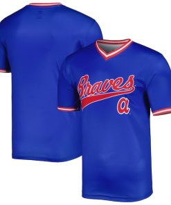 Atlanta Braves Stitches Cooperstown Collection Team Jersey - Royal