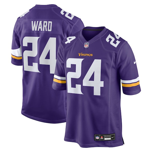 Jay Ward Minnesota Vikings Nike Team Game Jersey - Purple - Image 2