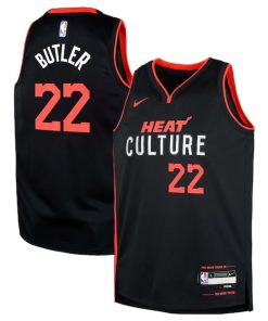 Jimmy Butler Miami Heat Nike Youth  Swingman Replica Jersey - City Edition - Black