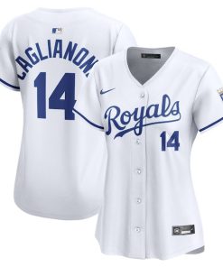 Jac Caglianone Kansas City Royals Nike Women's Home Limited Player Jersey - White