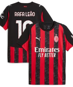 Rafael Le?o AC Milan Puma 2025/26 Home Replica Player Jersey - Red