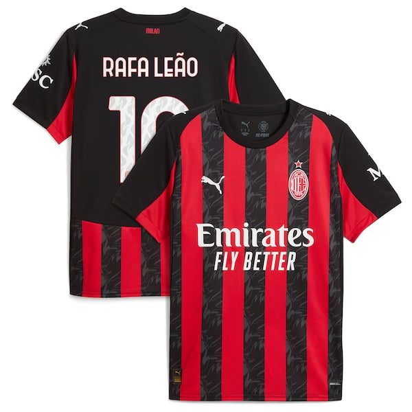 Rafael Le?o AC Milan Puma 2025/26 Home Replica Player Jersey - Red