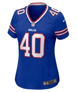Alternative view of Von Miller Buffalo Bills Nike Women's Game Jersey - Royal