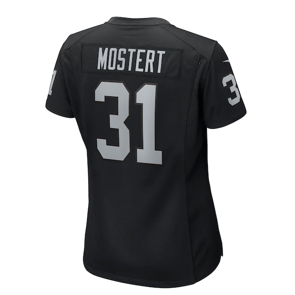 Raheem Mostert Las Vegas Raiders Nike Women's Team Game Jersey - Black - Image 3