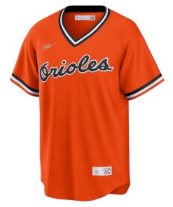 Alternative view of Cal Ripken Jr. Baltimore Orioles Nike Alternate Cooperstown Collection Player Jersey - Orange