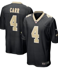 Derek Carr New Orleans Saints Nike Game Jersey - Black