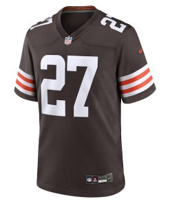 Alternative view of D'Onta Foreman Cleveland Browns Nike Team Game Jersey -  Brown