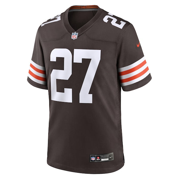 D'Onta Foreman Cleveland Browns Nike Team Game Jersey - Brown - Image 2