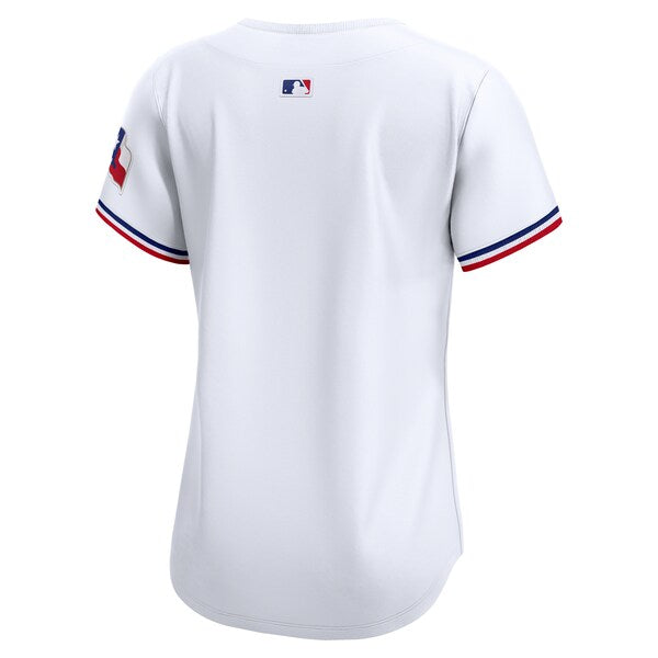 Texas Rangers Nike Women's Home Limited Jersey - White - Image 3
