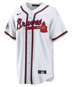 Alternative view of Ronald Acu?a Jr. Atlanta Braves Nike Youth 2025 MLB All-Star Game Home Replica Player Jersey - White
