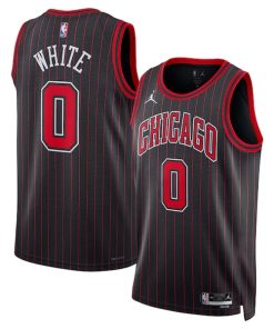 Coby White Chicago Bulls Jordan Brand Unisex  Swingman Jersey - Statement Edition - Black