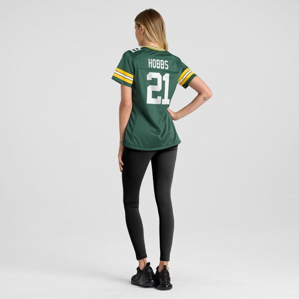 Nate Hobbs Green Bay Packers Nike Women's Team Game Jersey - Green - Image 6