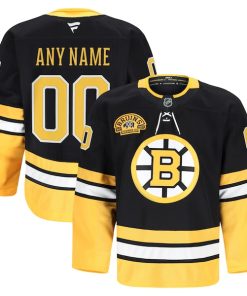 Boston Bruins  Home Authentic Pro Custom Jersey - Black