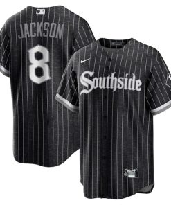 Bo Jackson Chicago White Sox Nike City Connect Replica Player Jersey - Black