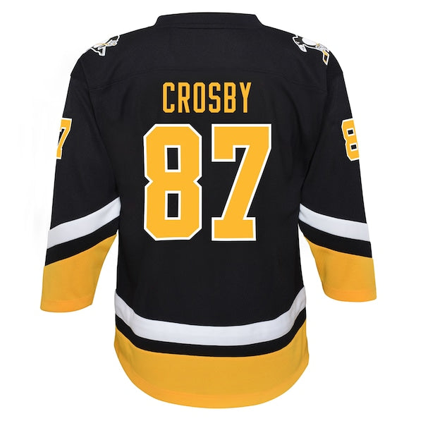 Sidney Crosby Pittsburgh Penguins Youth 2021/22 Alternate Replica Player Jersey - Black - Image 3