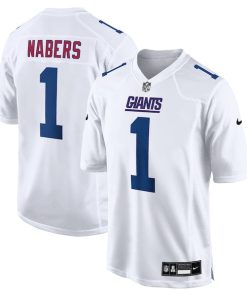 Malik Nabers New York Giants Nike Fashion Jersey - Tundra White