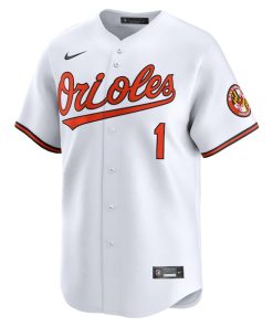 Alternative view of Baltimore Orioles Nike #1 Dad Home Limited Jersey - White