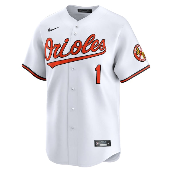 Baltimore Orioles Nike #1 Dad Home Limited Jersey - White - Image 2