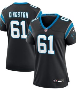 Jarrett Kingston Carolina Panthers Nike Women's  Game Jersey -  Black