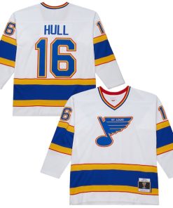 Brett Hull St. Louis Blues  1990-91 Power Play Jersey - White
