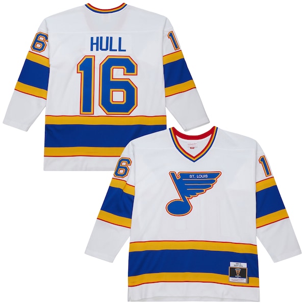 Brett Hull St. Louis Blues 1990-91 Power Play Jersey - White