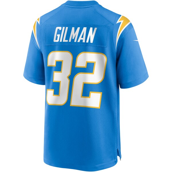 Alohi Gilman Los Angeles Chargers Nike Game Jersey - Powder Blue - Image 3