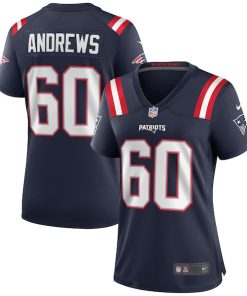 David Andrews New England Patriots Nike Women's Game Jersey - Navy